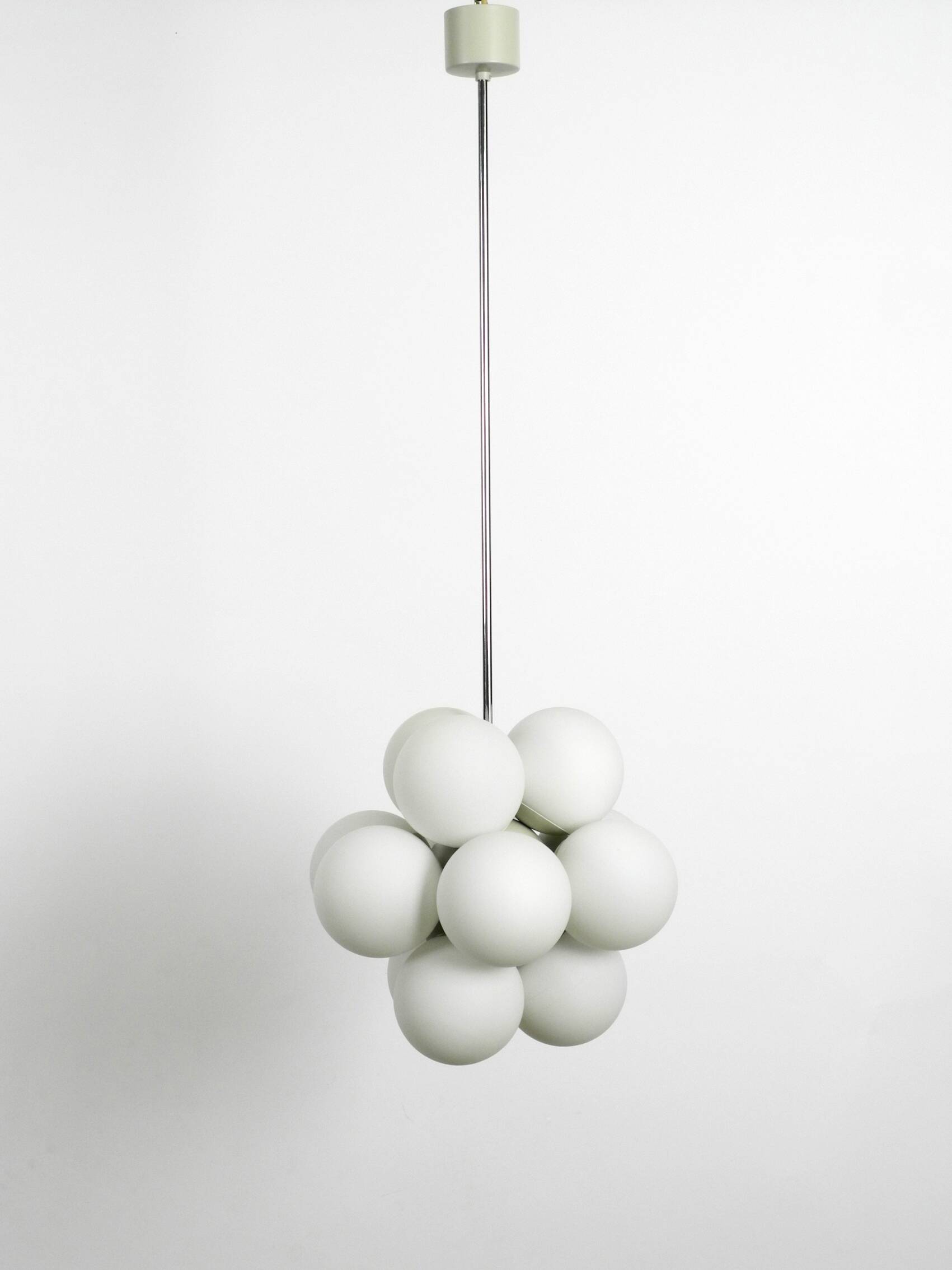 1960s Atomic Space Age Kaiser Leuchten metal ceiling lamp