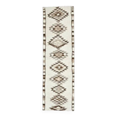 Tapis coureur vintage turc en laine et coton noué à la main des années 1970, 84x286.