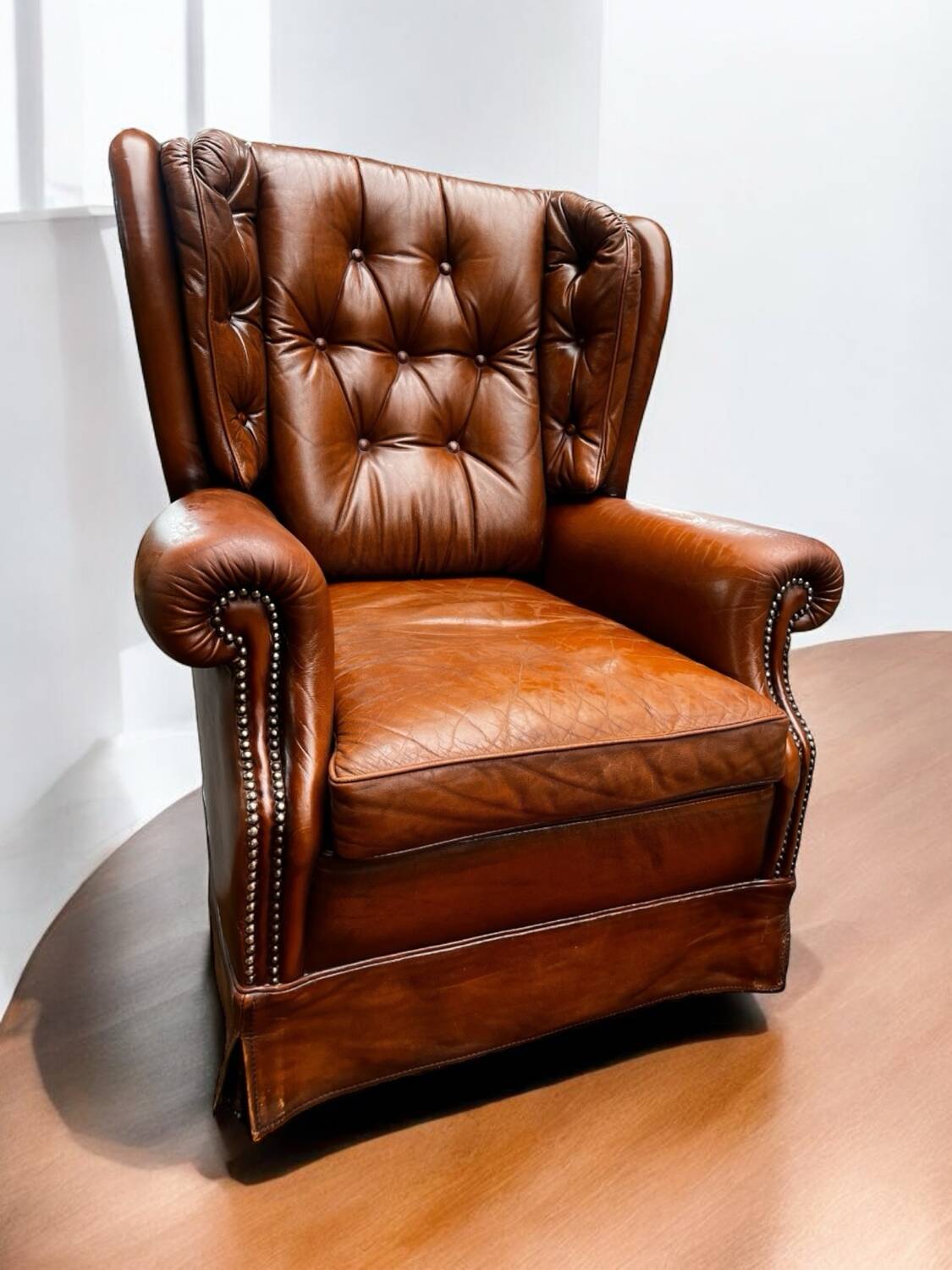 Siège confortable en cuir véritable avec supports de protection