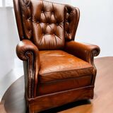 Siège confortable en cuir véritable avec supports de protection