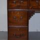Georgian military campaign desk Regency with large map drawer