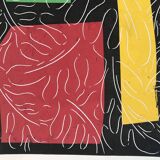 Elie Dayan, Untitled (Vegetal Pattern 1). Mixed media on paper.