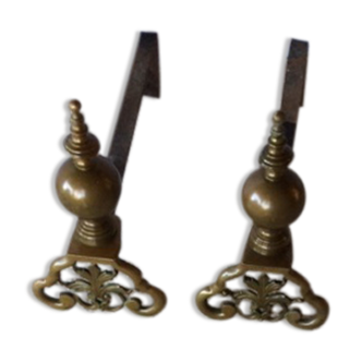 Paire de chenets