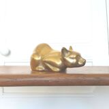 Brass cat 18cm