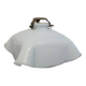 Blue opaline pendant light