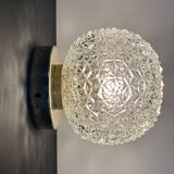 wall light composed of a vintage globe