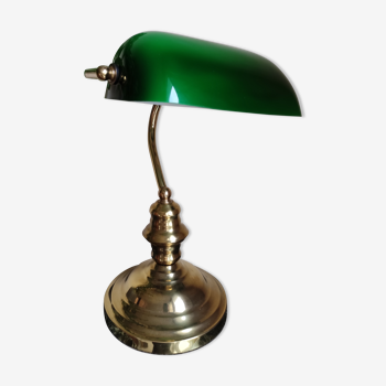 Lampe de bureau dite de banquier ou notaire