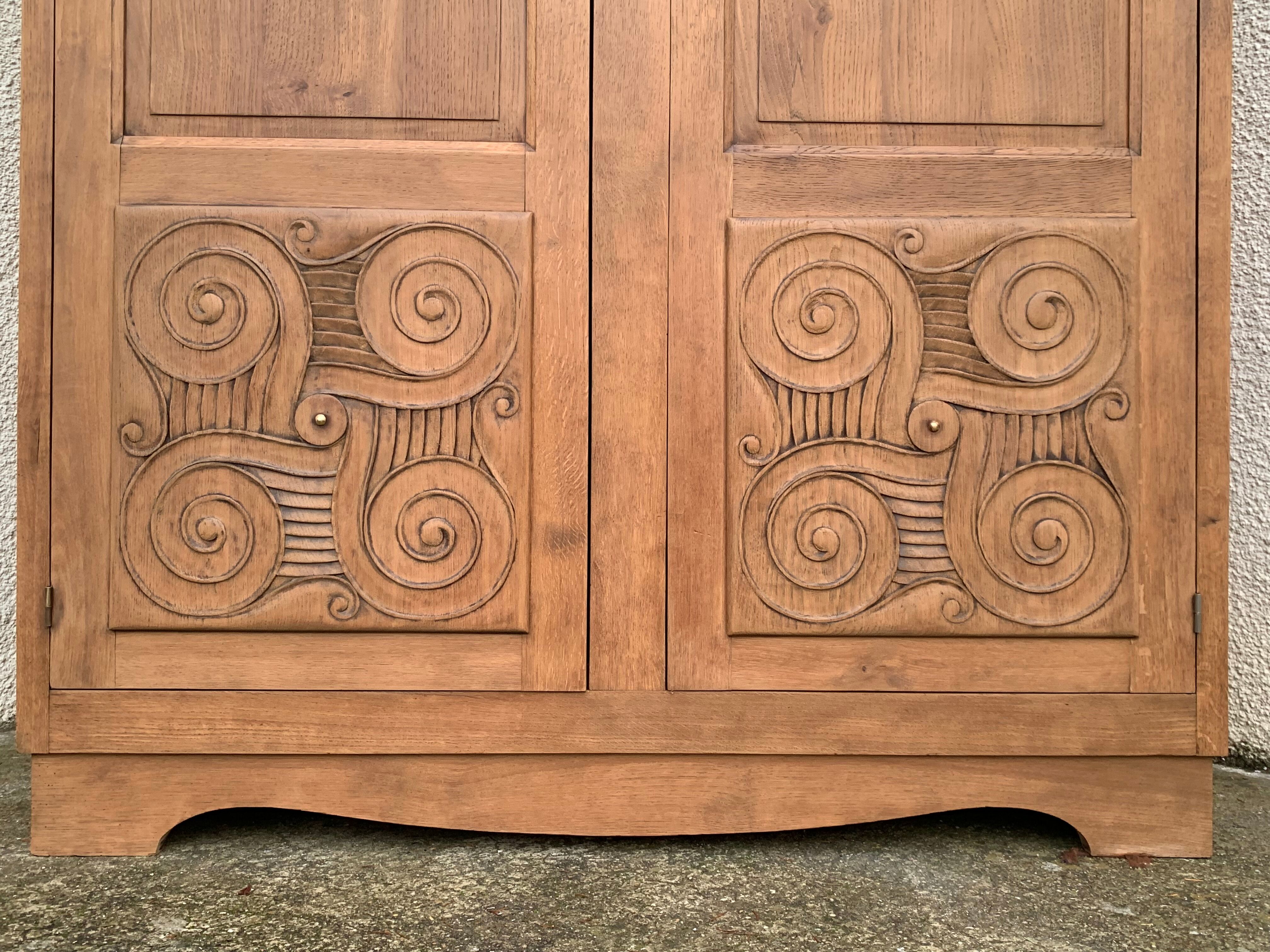 Vintage cabinet 1950 solid oak