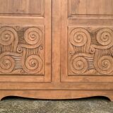 Vintage cabinet 1950 solid oak