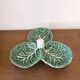 Vintage cabbage leaf slip Bordallo Pinheiro Portugal