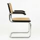 Cesca B64 black armchair after Bauhaus Marcel Breuer, Italy