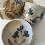 Handcrafted stoneware set — Grès du Marais France