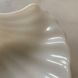 White opaline cup form shell