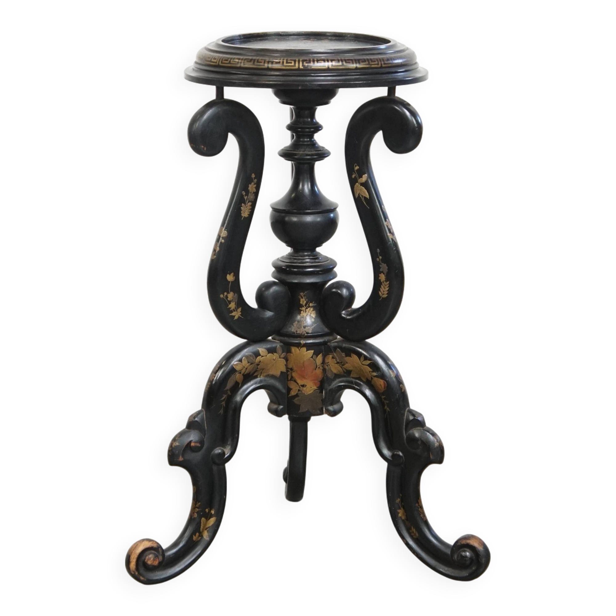 Antique English Victorian Side Table or Plant Table – Mid 19th Century