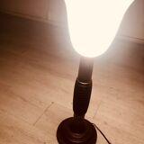 Brutalist art deco lamp