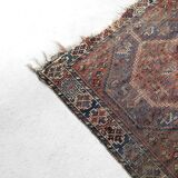 Tapis ancien tissé à la main, 1850 shiraz persan 150x110cm