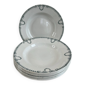 Lot de 7 assiette creuses