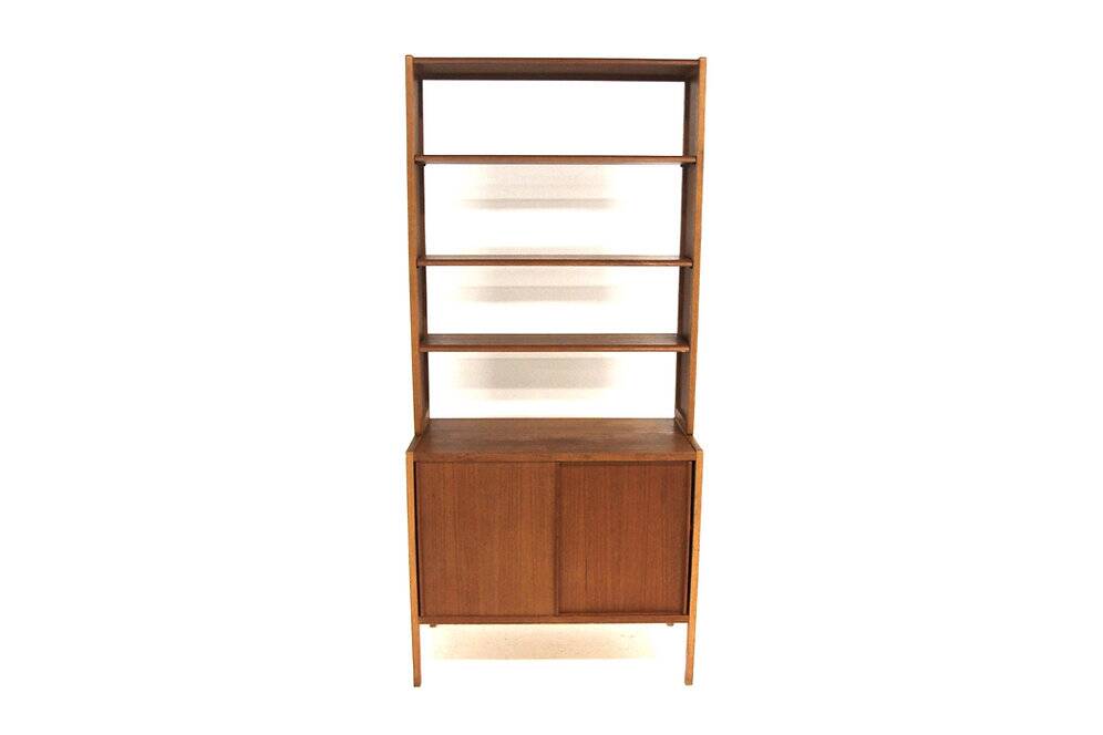 Scandinavian teak bookcase, Bertil Fridhagen, Bodafors, Sweden, 1960