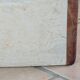 Travertine and marble coffee table