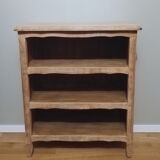 Bookcase in raw oak