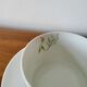 Tea cup and saucer in Limoges porcelain, Edith du Tertre design.