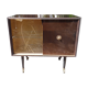 Meuble bar en formica vintage