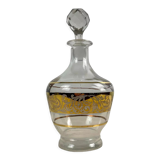 Produits Charming glass carafe with golden decoration