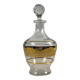 Produits Charming glass carafe with golden decoration