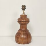 Vintage wooden foot lamp