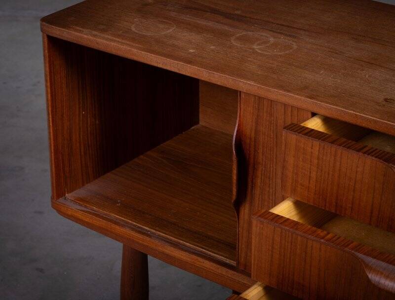 Teak commode attributed to Aksel Kjersgaard, Denmark, 1960s
