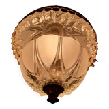 Large vintage ball chandelier with tassels