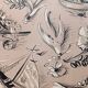 Vintage silk textile design