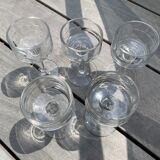 Set of 5 glasses