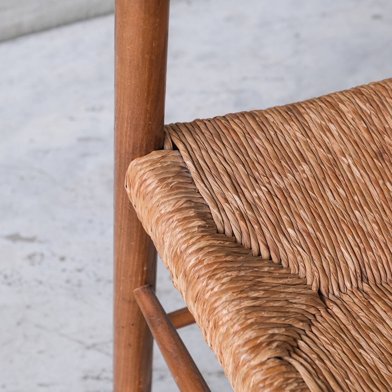 'Dordogne' Mid-Century Rush Dining Chairs