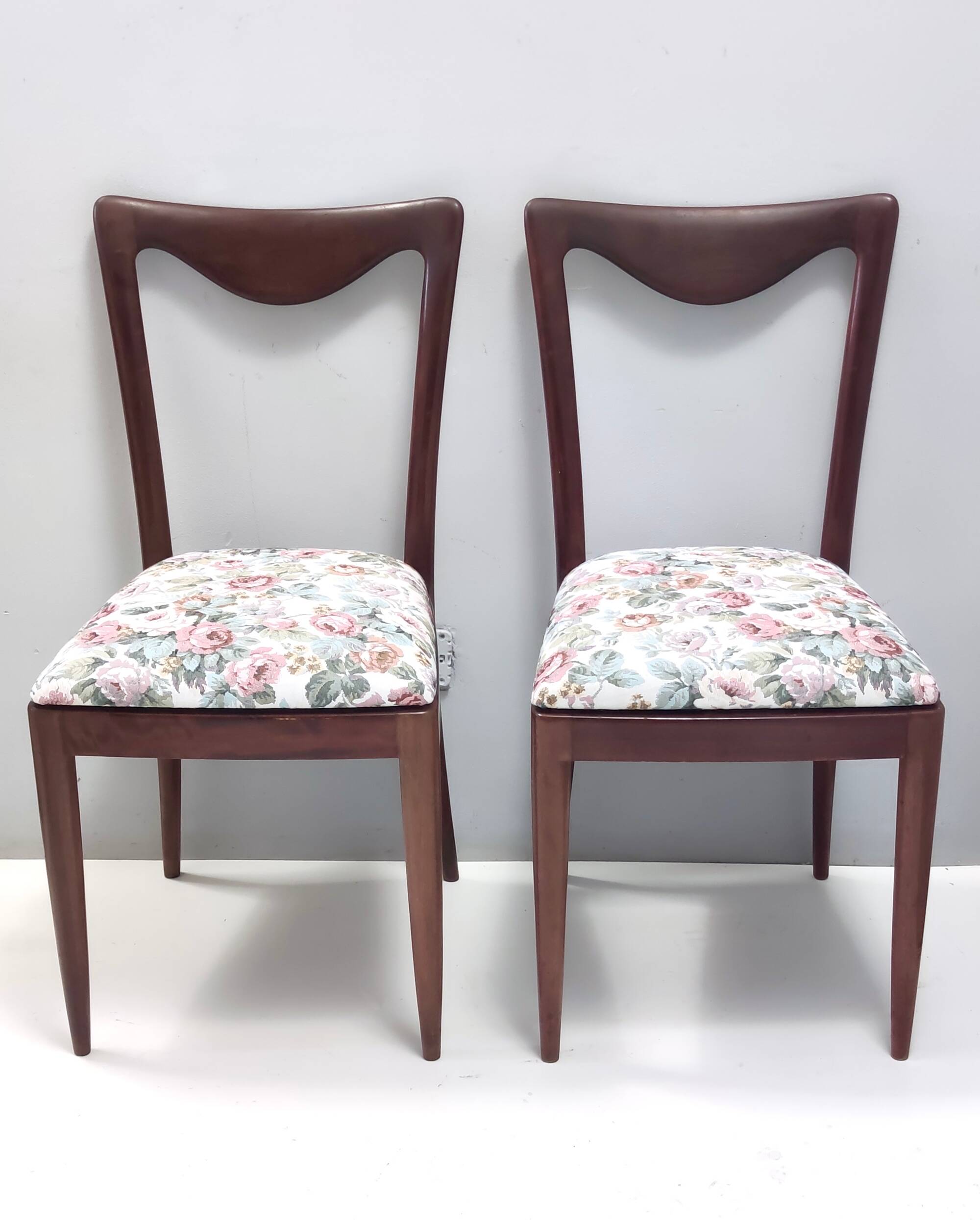 Vintage 1950s Set of Four Chairs by Carlo Enrico Rava, Made in Italy