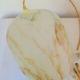 Marbled opaline suspension