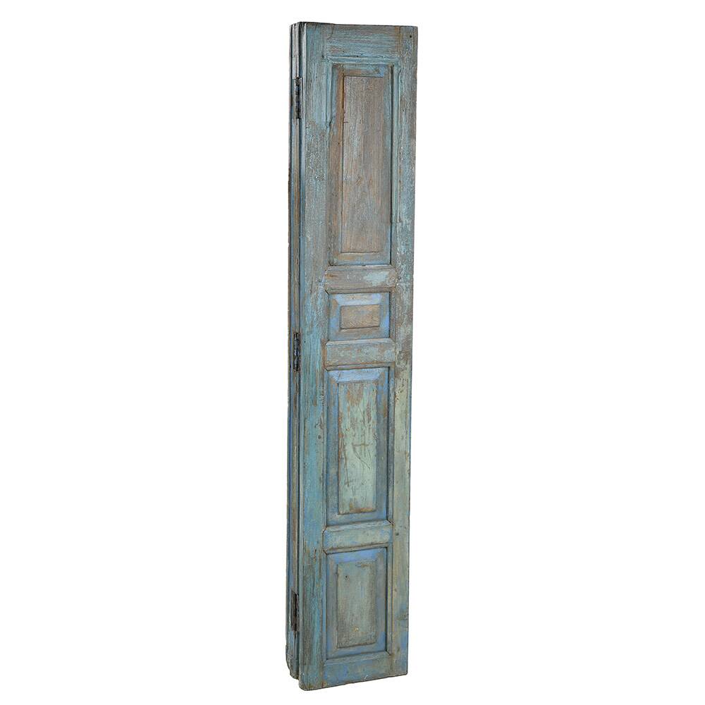 Old weathered teak screen