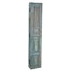 Old weathered teak screen