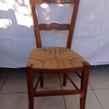 Rustic straw chairs