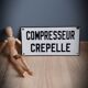 Plaque émaillée Compresseur Crepelle