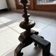 Pair of antique bronze andirons - period 1870/1900