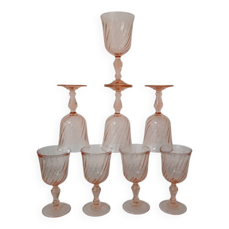 Set of 8 Rosaline wine glasses