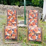 Pair of Lafuma Vintage recliner chairs