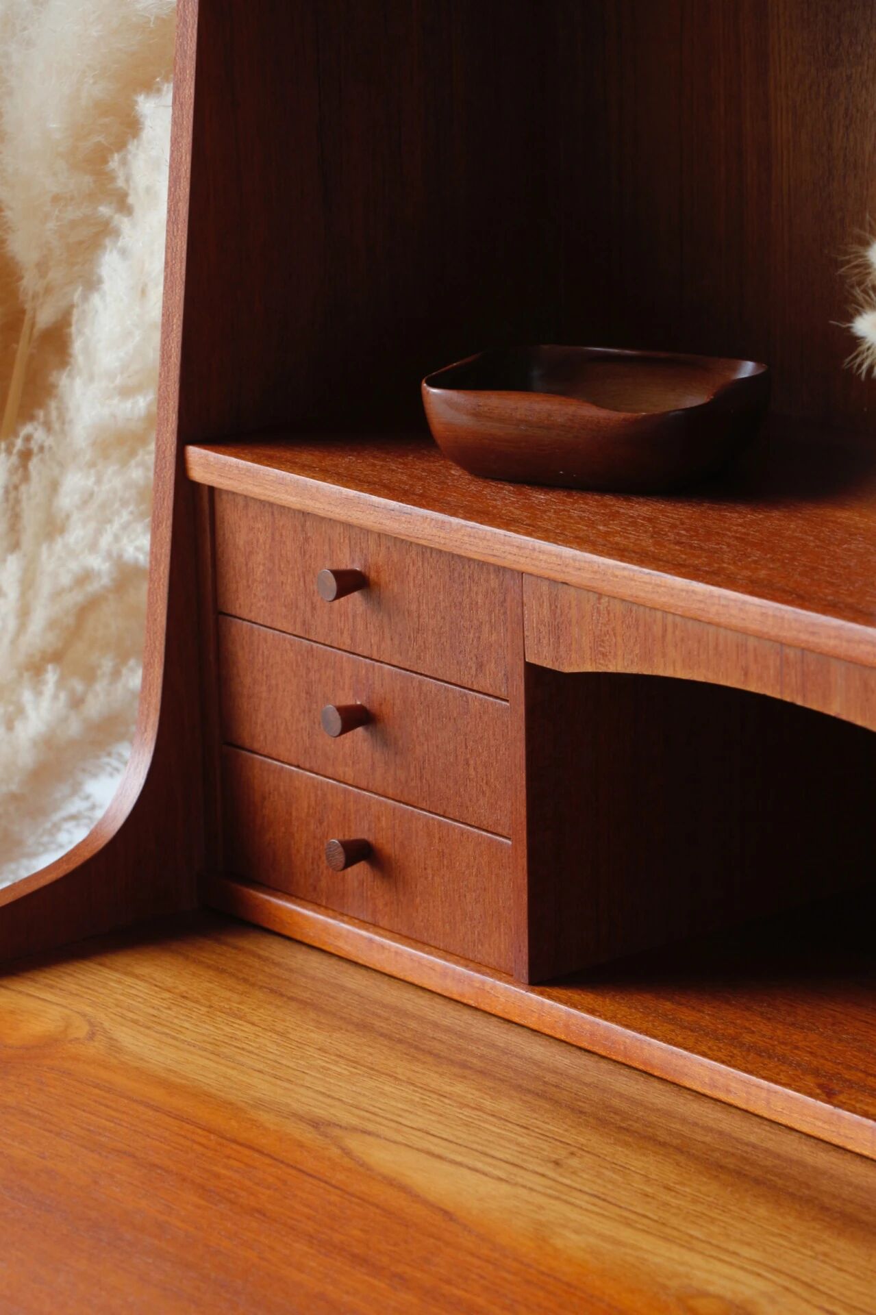 Vintage 1960s Scandinavian teak secretary | Denmark