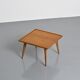 Coffee table with tapered legs, France, circa 1950-1960.