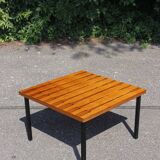 Table basse moderniste en palissandre de Rio, Mutz 1950s