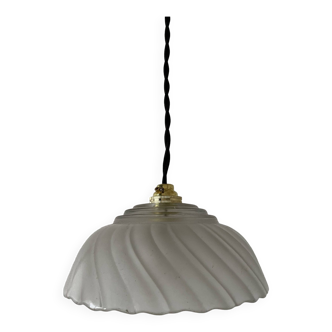 Old glass pendant light