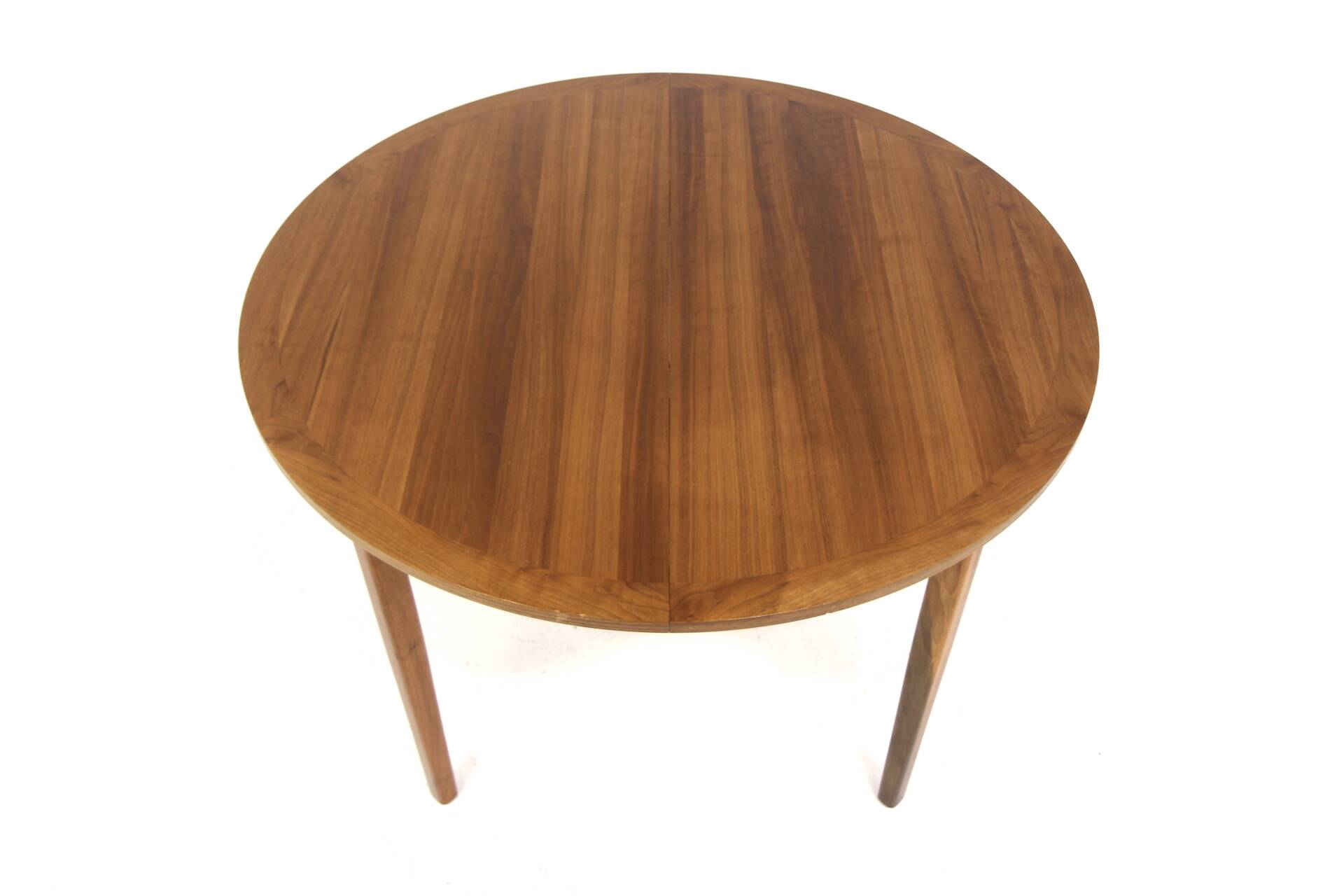 Scandinavian walnut dining table, Sweden, 1960s