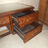 Rattan desk