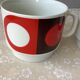 Vintage Weidmann cups at lunch made in Italy